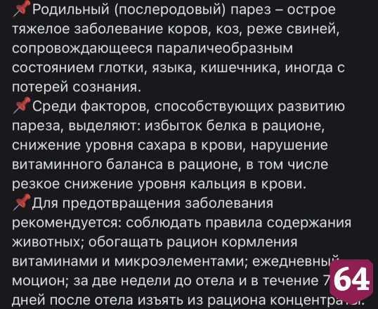 Саратовские ветеринары спасли корову после родов